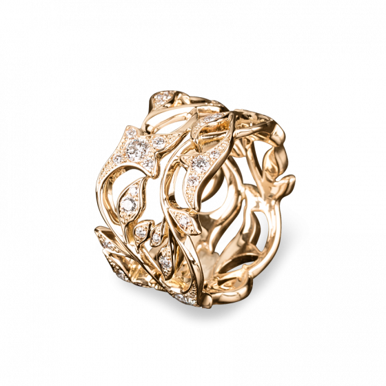Arabesque Amour Ring Rose Gold
