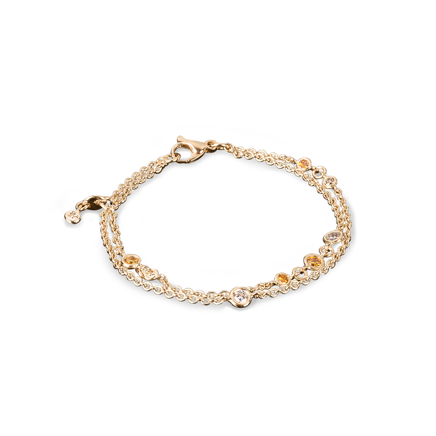 Rosegold Bracelet mit Diamanten Lohri Goldschmied Zug
