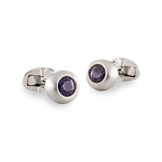 Classique Cufflinks White Gold and Spinels