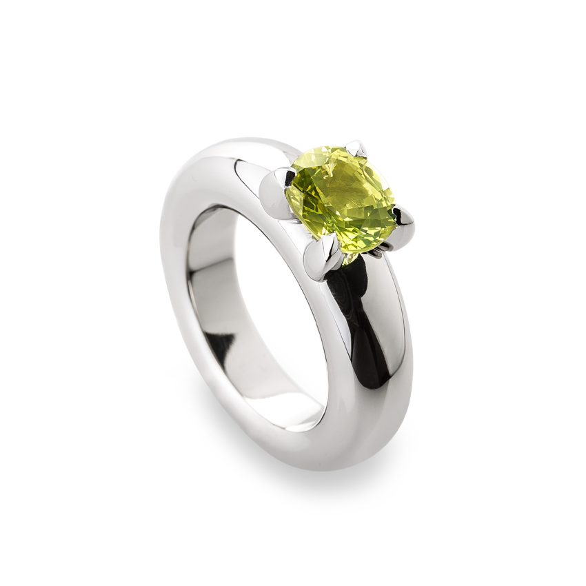 Amélie Ring Chrysoberyl Platinum
