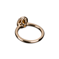 Amélie Ring Citrin Rose Gold