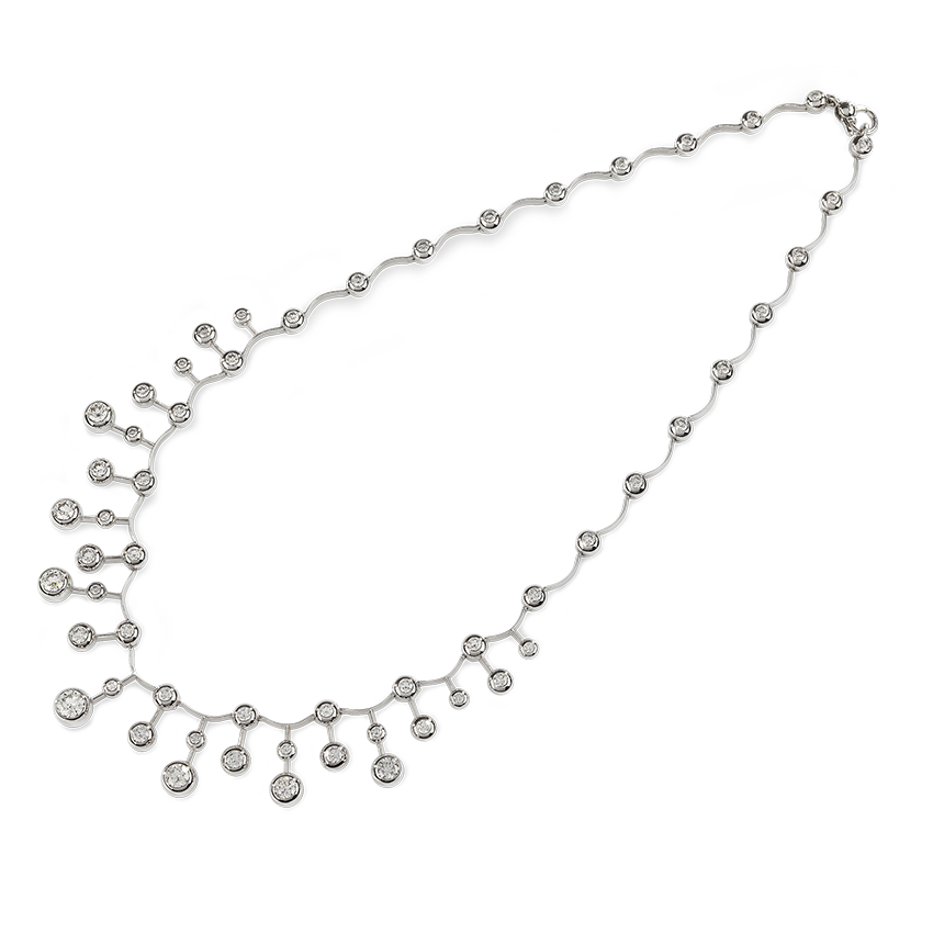 Diamond Necklace White Gold
